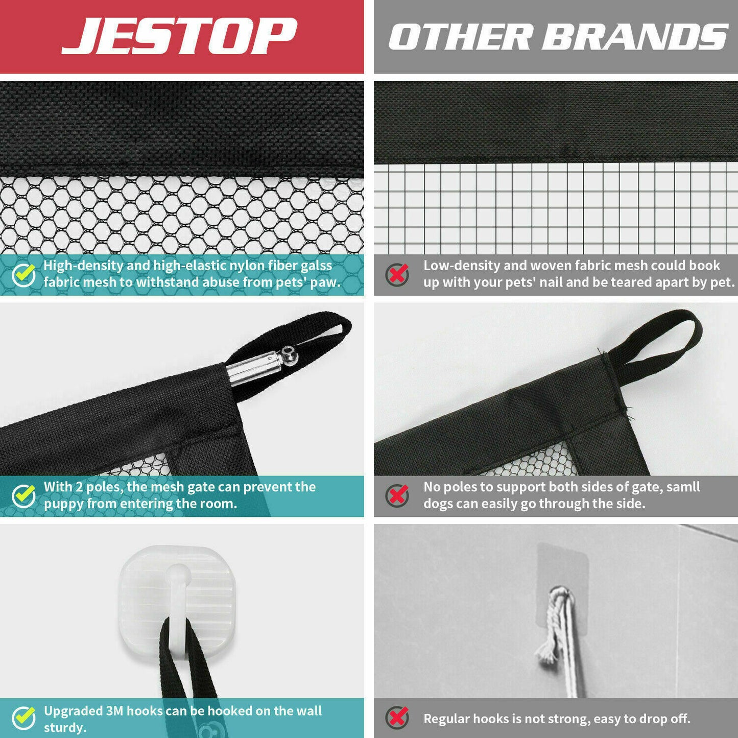 Portable Safety Gate for Pets, Baby, and Home Use