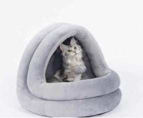 Cozy Cat House Bed for Kittens & Small Pets