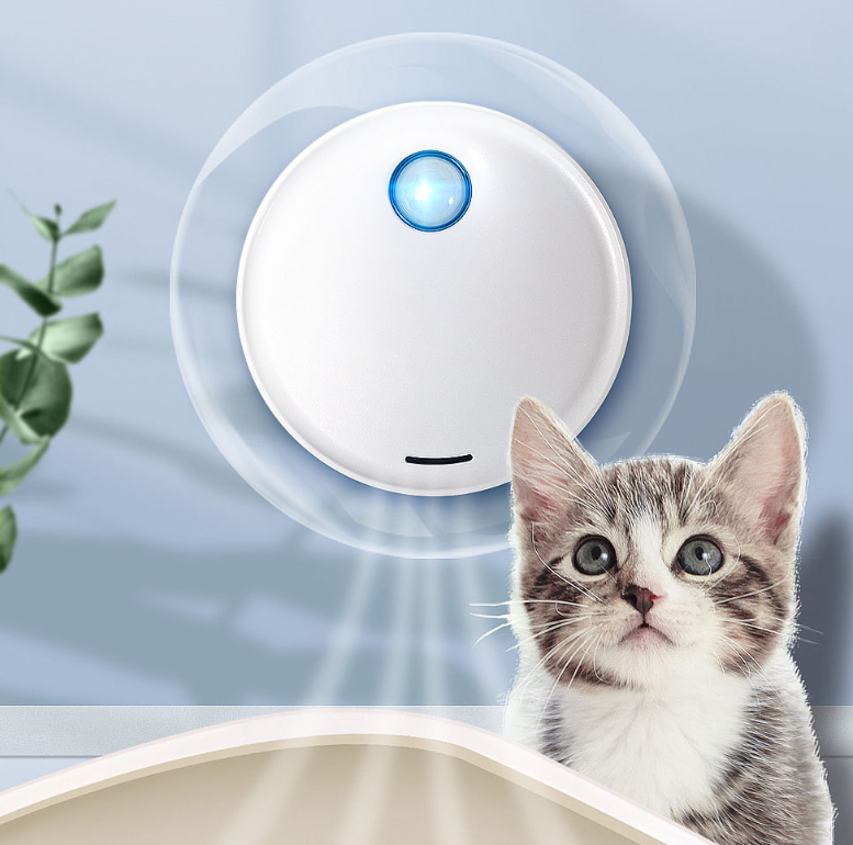 Smart Pet Deodorizer – Fresh Air for Litter Boxes & Beds