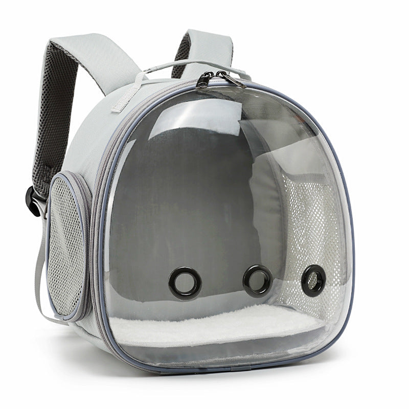Transparent Pet Backpack Carrier for Hamsters, Rabbits & Small Animals