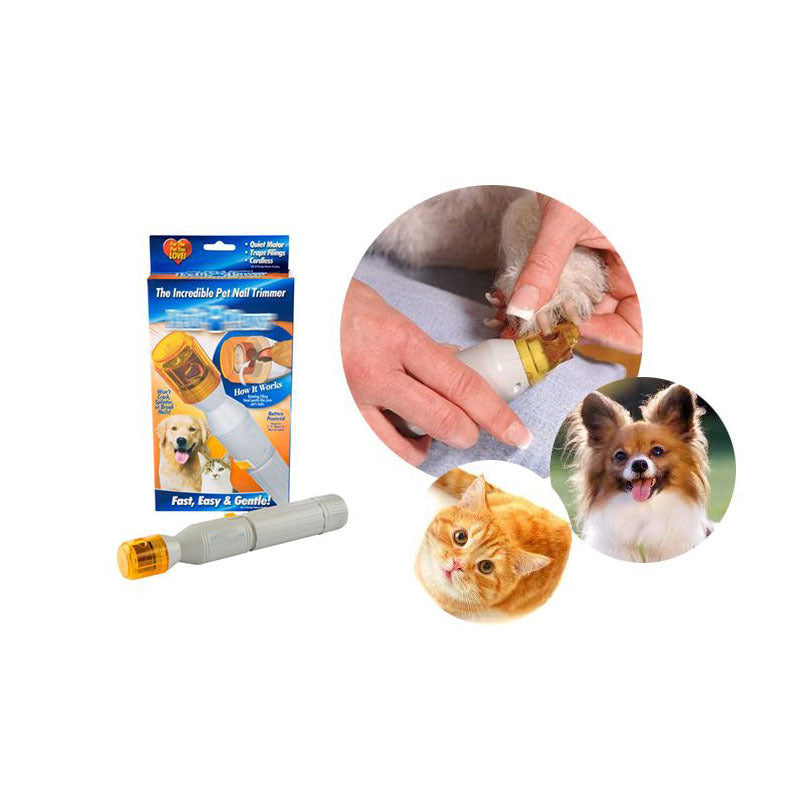 Electric Pet Nail Grinder – Safe, Easy, and Quiet Grooming!