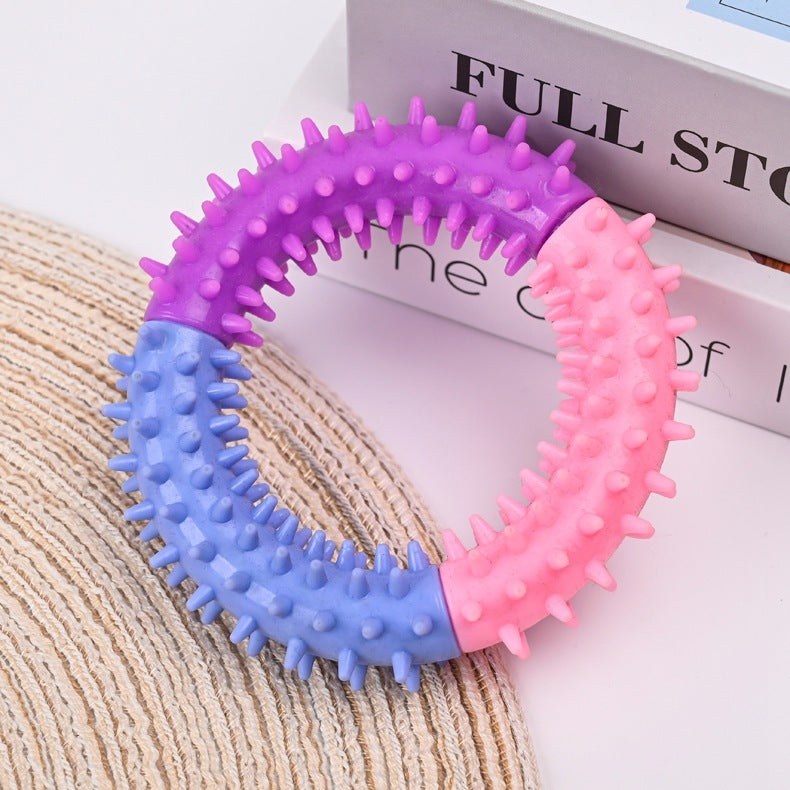 Rubber Chew Ring – Teething Relief Toy for Happy Dogs