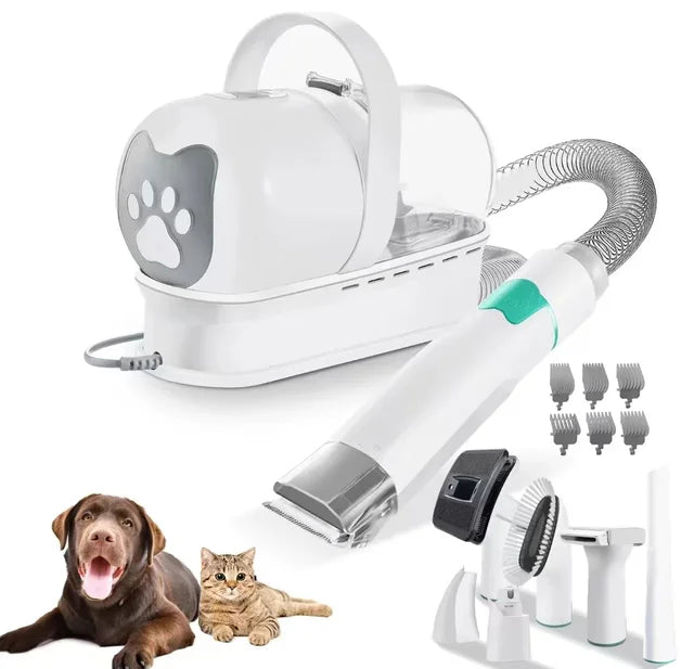 All-in-One Dog Grooming Vacuum – Clippers & Hair Remover