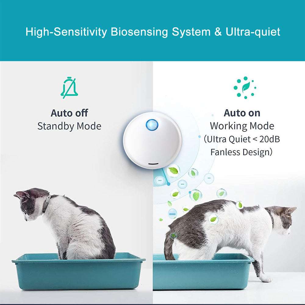 Smart Pet Deodorizer – Fresh Air for Litter Boxes & Beds