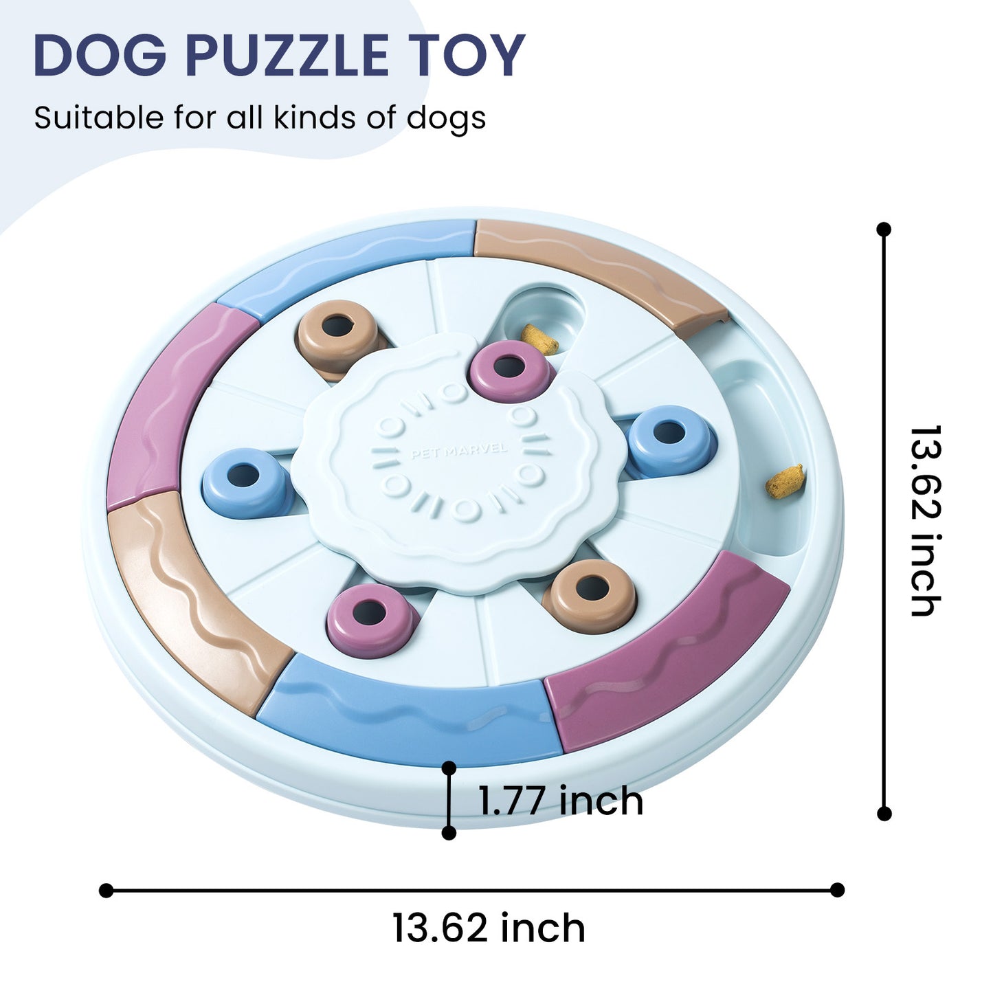 Interactive Puzzle Game for Dogs – PETMARVEL Training Toy