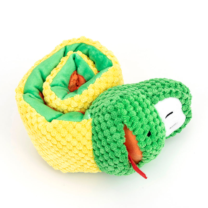 Snake Dog Toy with Treat Dispenser – Fun & Smart