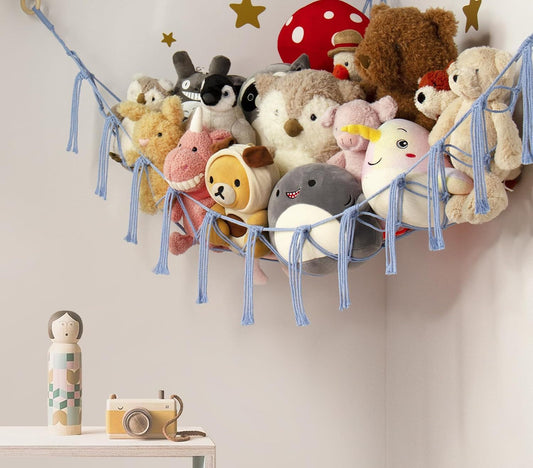 Hang & Store: Cozy Toy Organizer for Kids' Room