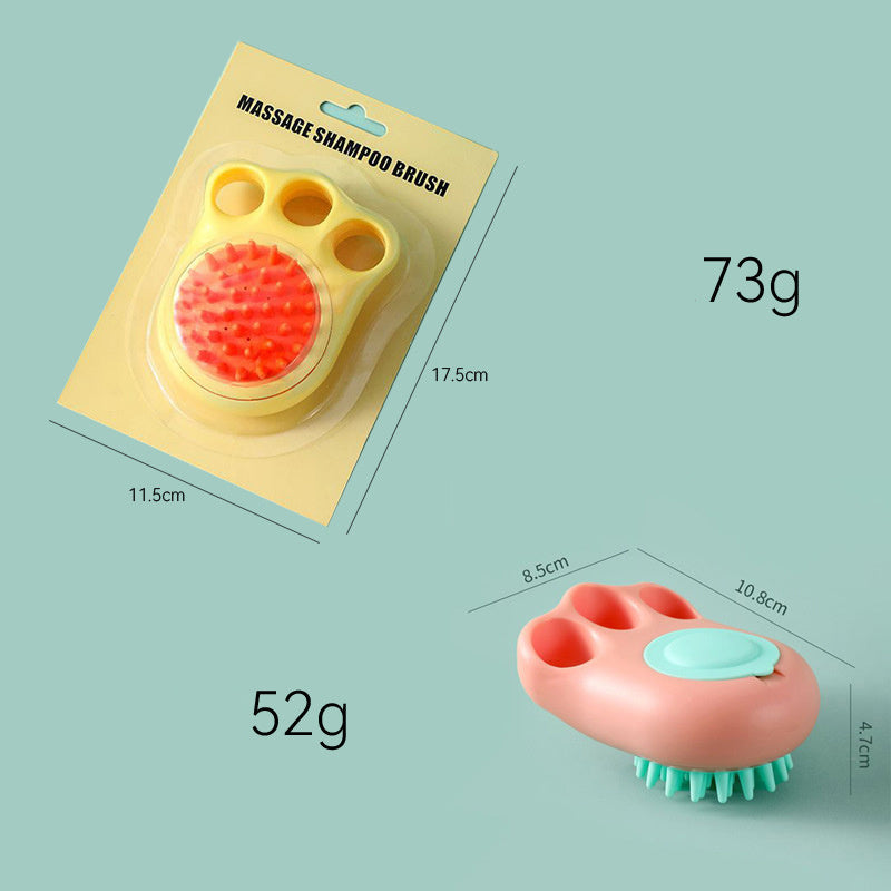 Cat Claw Bath Brush – Relaxing Massage for Your Pet"