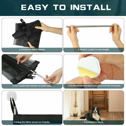 Portable Safety Gate for Pets, Baby, and Home Use