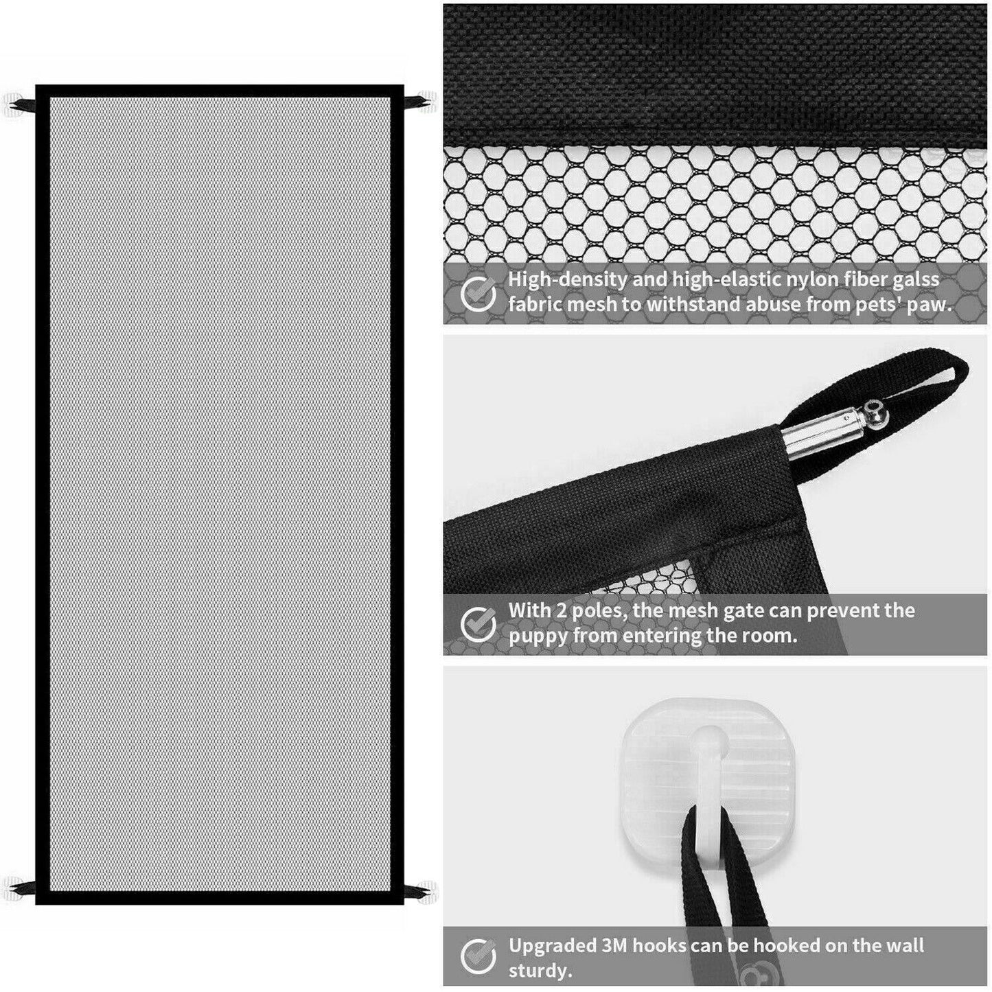 Portable Safety Gate for Pets, Baby, and Home Use