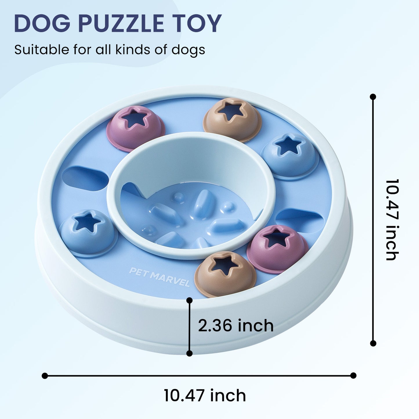 Interactive Puzzle Game for Dogs – PETMARVEL Training Toy