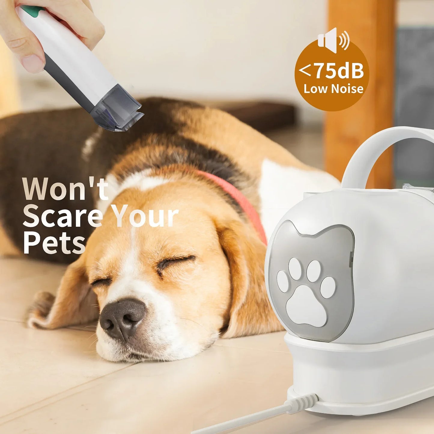 All-in-One Dog Grooming Vacuum – Clippers & Hair Remover