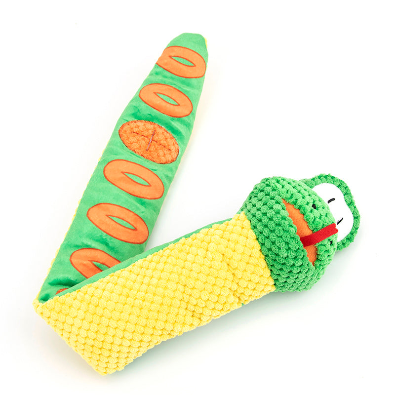 Snake Dog Toy with Treat Dispenser – Fun & Smart