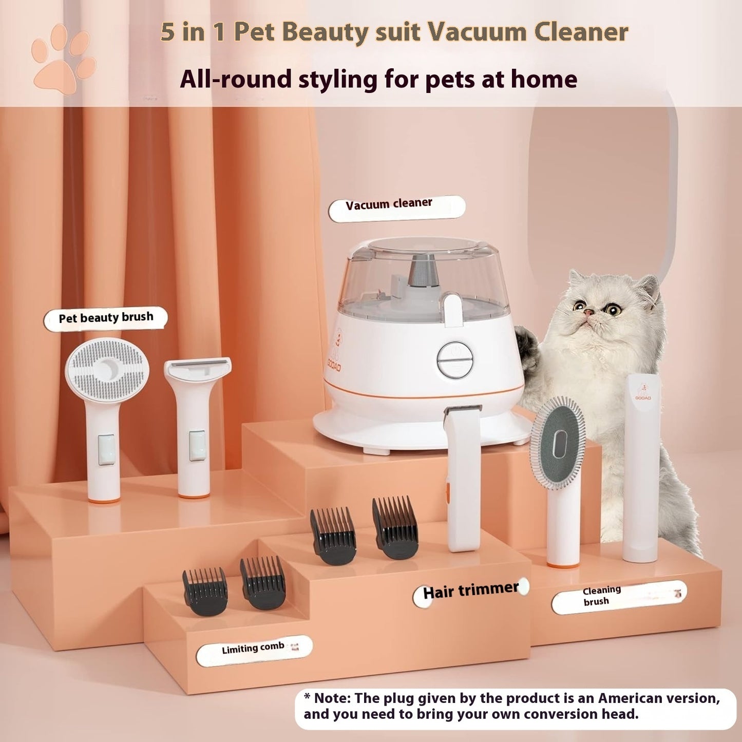 All-in-One Pet Hair Vacuum – Gentle & Effective Care