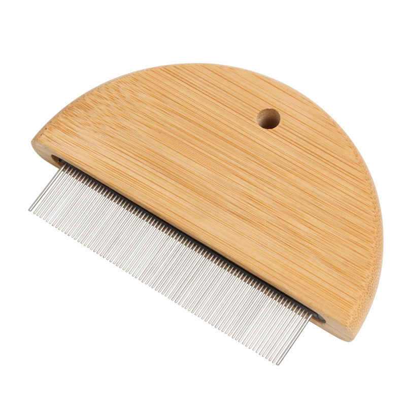 Wooden Flea Comb for Cats & Pets – Tangle-Free Grooming Tool