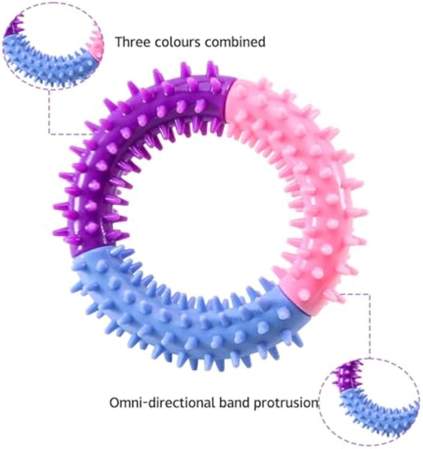 Rubber Chew Ring – Teething Relief Toy for Happy Dogs