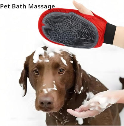 Pet Bathing Glove & Hair Remover Mitt – Easy Grooming Tool