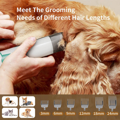 All-in-One Dog Grooming Vacuum – Clippers & Hair Remover