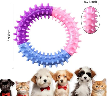 Rubber Chew Ring – Teething Relief Toy for Happy Dogs