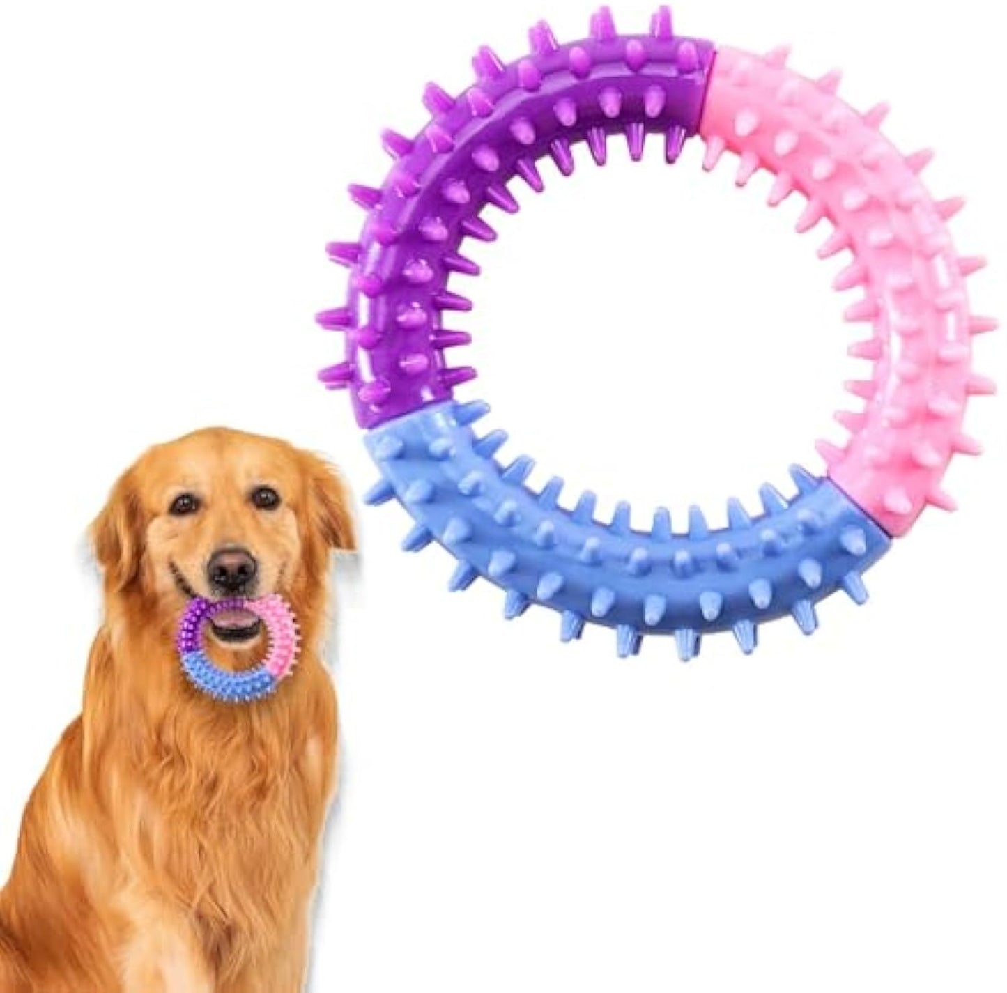 Rubber Chew Ring – Teething Relief Toy for Happy Dogs